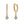 YHE0362 925 Sterling Silver Bohemia Blue Opal & CZ Dangle Earring
