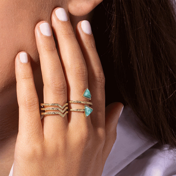 FJ0764 925 Sterling Silver Women Open Ring