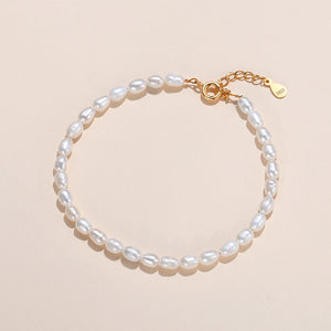 FS0252 925 Sterling Silver Freshwater Pearl Bracelets