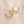YHE0426 925 Sterling Silver White Gemstone Flower Hoop Earring