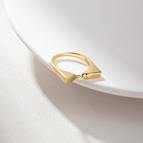 FJ0811 925 Sterling Silver Mobius Ring