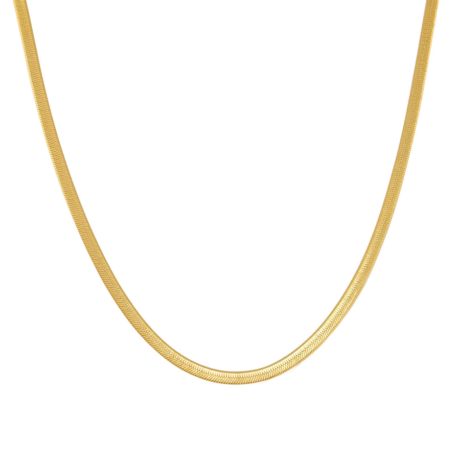 FX0895 925 Sterling Silver Bold Herringbone Chain Necklaces