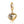 PY1224 925 Sterling Silver Gold-Color My Heart Charm