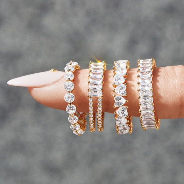 FJ0656 925 Sterling Silver Cubic Zirconia Ring