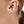 FE1893 925 Sterling Silver Bezel Tiro Cubic Zirconia Dangle Earring
