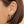 FE1346 925 Sterling Silver Cubic Zircon Hoop Earrings