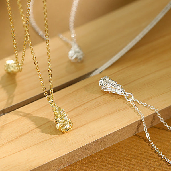 RHX1039 Irregular Geometry Pendant Necklace