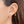 FE1352 925 Sterling Silver Opal Chain Stud Earrings