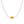 FX0810 925 Sterling Silver Yellow Zirconia Pearl Necklace