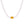 FX0810 925 Sterling Silver Yellow Zirconia Pearl Necklace