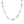 PN0044 6-7MM Freshwater Pearl Rainbow Stone Bead Choker Necklace