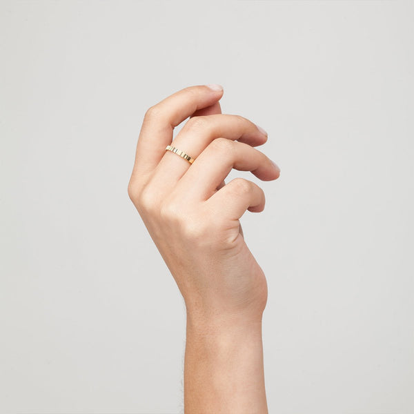 FJ0299 925 Sterling Silver High Polish Wave Ring