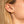 FE1089 925 Sterling Silver Lotus Zircon Hoop Earrings