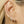 FE1915 925 Sterling Silver Baguette Cubic Zirconia Huggie Hoop Earrings