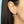 FE1012 925 Sterling Silver Zircon Bezel Drop Hoop Earrings