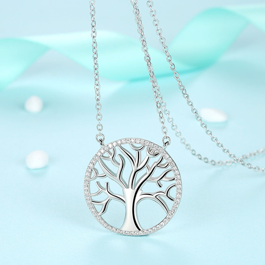 YX1527 S925 Tree of Life Necklace