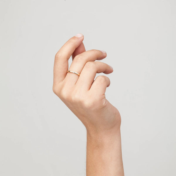 FJ0300 925 Sterling Silver Single Zircon Ring