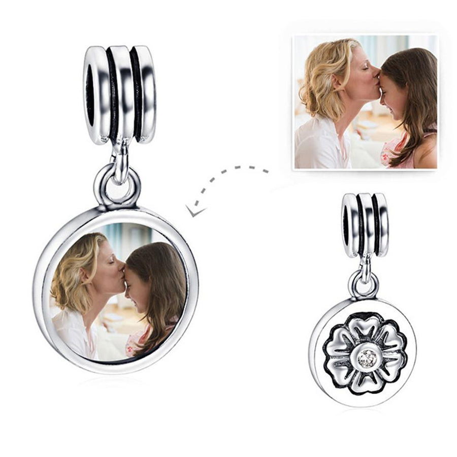 XP1001 925 Sterling Silver Photo Customize Pendant Charm