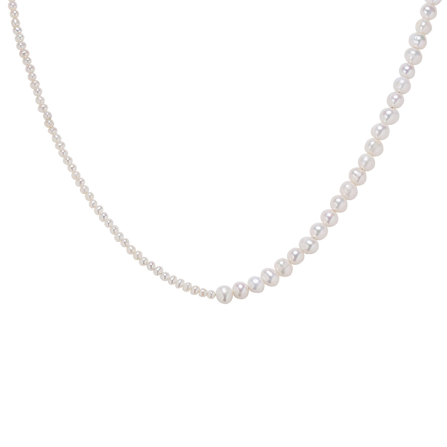 FX0750 925 Sterling Silver Freshwater Pearl Necklace