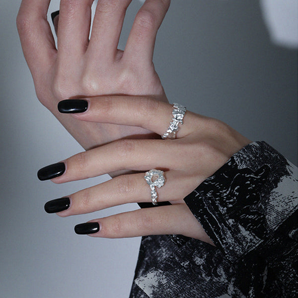 RHJ1058 Irregular Texture Ring
