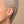 FE2013 925 Sterling Silver Heart Cubic Zirconia Drop Hoop Earrings