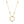 FX0044 925 Sterling Silver Basic Halo Pendant Necklace