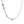 PN0025 925 sterling silver Colorful Stone & Freshwater Pearl Necklace