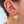 FE0991 925 Sterling Silver Zircon Chain Stud Earrings