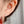 PE0081 925 Sterling Silver Dainty Bezel Set CZ Freshwater Pearl Barbell Stud Earring