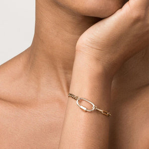 FS0176 925 Sterling Silver Special Chain Bracelet
