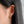 FE0936 925 Sterling Silver Double Half Round Stud Earrings