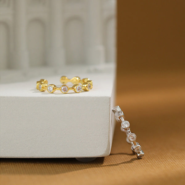 RHJ1064 Bezel Round CZ Ring