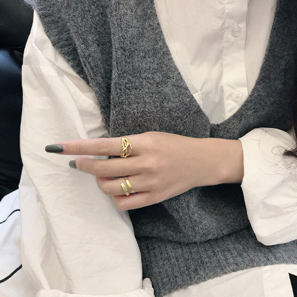 S925 RHJ1020 Unquie Design Ring