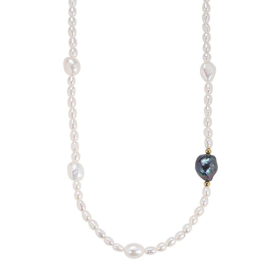FX0762 925 Sterling Silver Freshwater Pearl Necklace