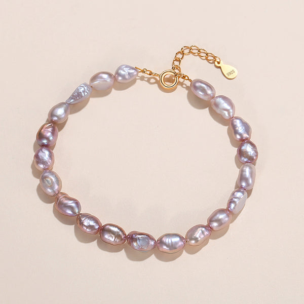 FS0253 925 Sterling Silver Freshwater Pearl Bracelets