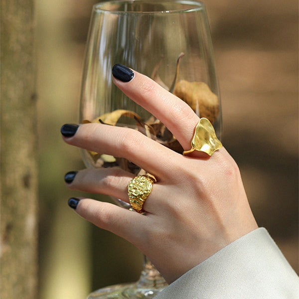 RHJ1060 Texture Women Ring