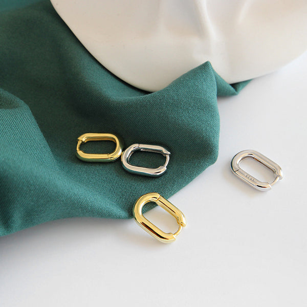 RHE1025 Geometry Oval Hoops