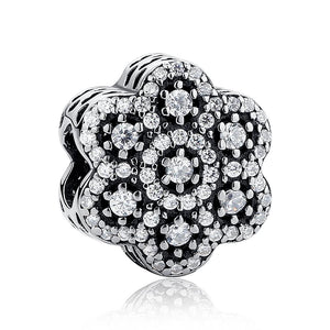 PY1286 925 Sterling Silver Flower Charm For My Girl