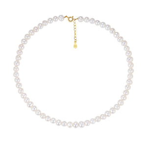 FX0753 White Freshwater Pearl Necklace