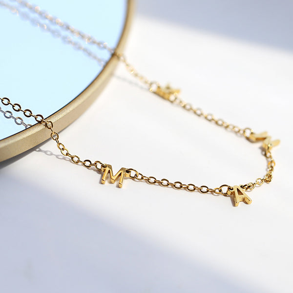 FX0499 925 Sterling Silver MAMA Necklace