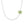 PN0038 925 sterling silver Green Glass Butterfly Freshwater Pearl Necklace