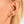 FE1930 925 Sterling Silver Quartet Baguette Green CZ Mini Stud Earrings