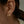 FE1424 925 Sterling Silver Band Plain Hoops Earring