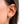 FE0981 925 Sterling Silver Sparkle Hoop Earrings