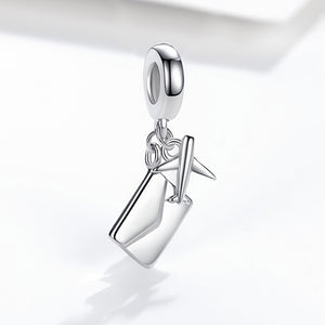 PY1950 925 Sterling Silver Best Wishes Pendant Charm