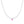 PN0063 925 Sterling Silver 8MM Pink CZ & Freshwater Pearl Choker Necklace
