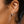 FE1918 925 Sterling Silver Latest Trend Pave Cubic Zirconia Hoop Earrings