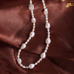 FX0805 925 Sterling Silver Pearl Necklace