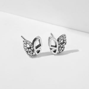 CD0010 925 Silver Butterfly Mini Stud Earring For Kid