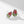 CD0032 925 Sterling Silver Rose Enamel Stud Earring